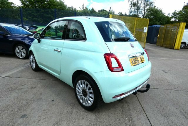 Fiat 500 2017 1.2 Lounge Hatchback Euro 6 AB66JEM Green #6