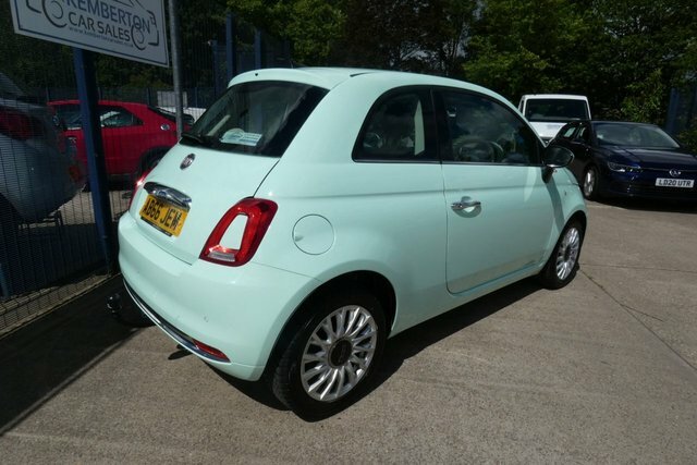 Fiat 500 2017 1.2 Lounge Hatchback Euro 6 AB66JEM Green #5