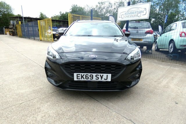 Ford Focus 2019 1.5 Ecoblue St-line X Estate Manua EK69SYJ Black #2