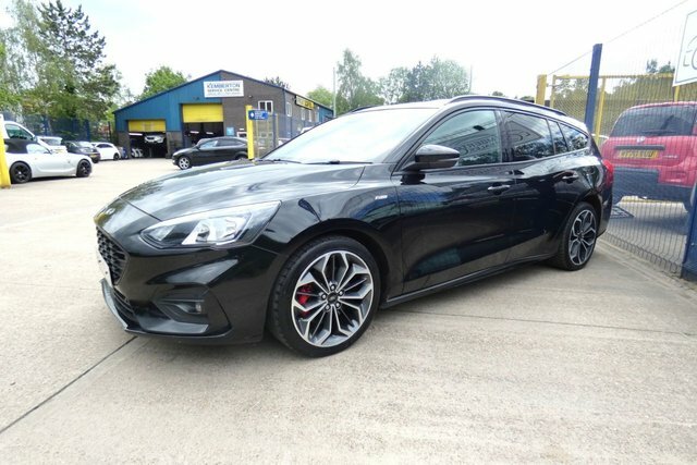 Ford Focus 2019 1.5 Ecoblue St-line X Estate Manua EK69SYJ Black #3