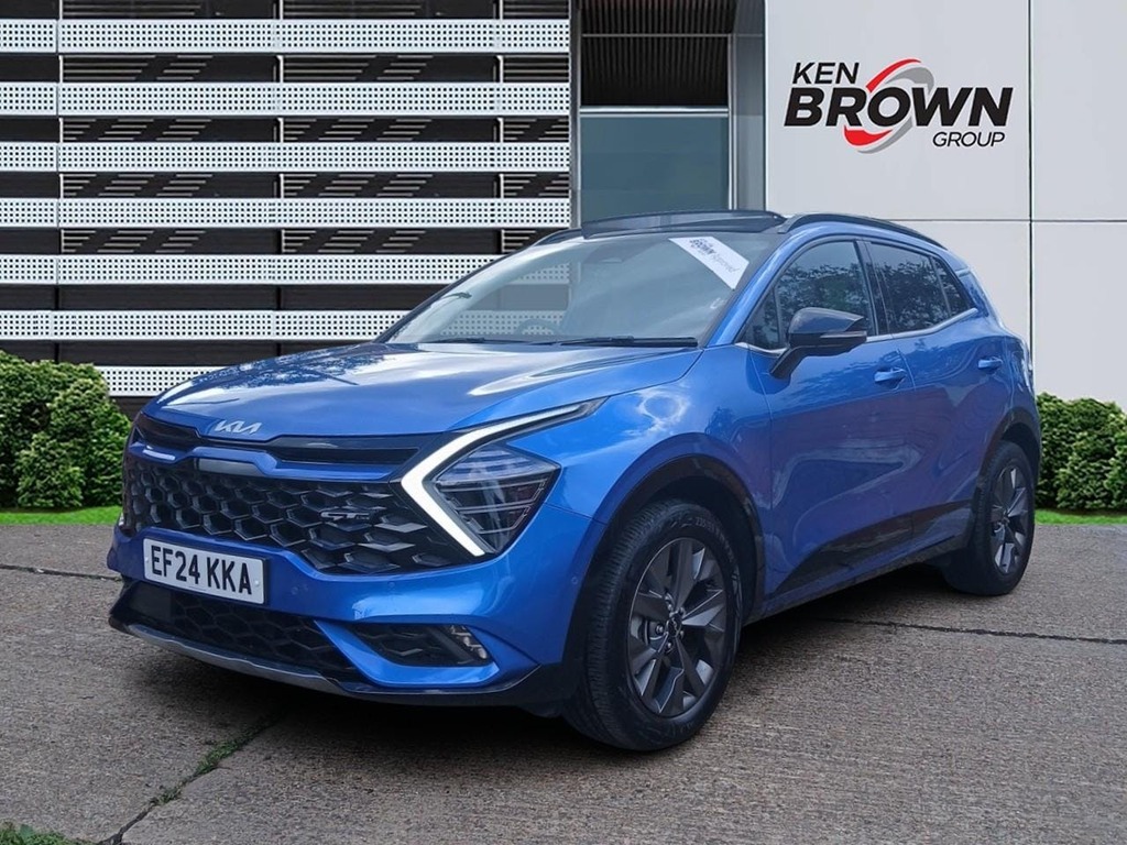 Kia Sportage 1.6 H T Gdi Gt Line S Suv Hybrid A EF24KKA Blue #6