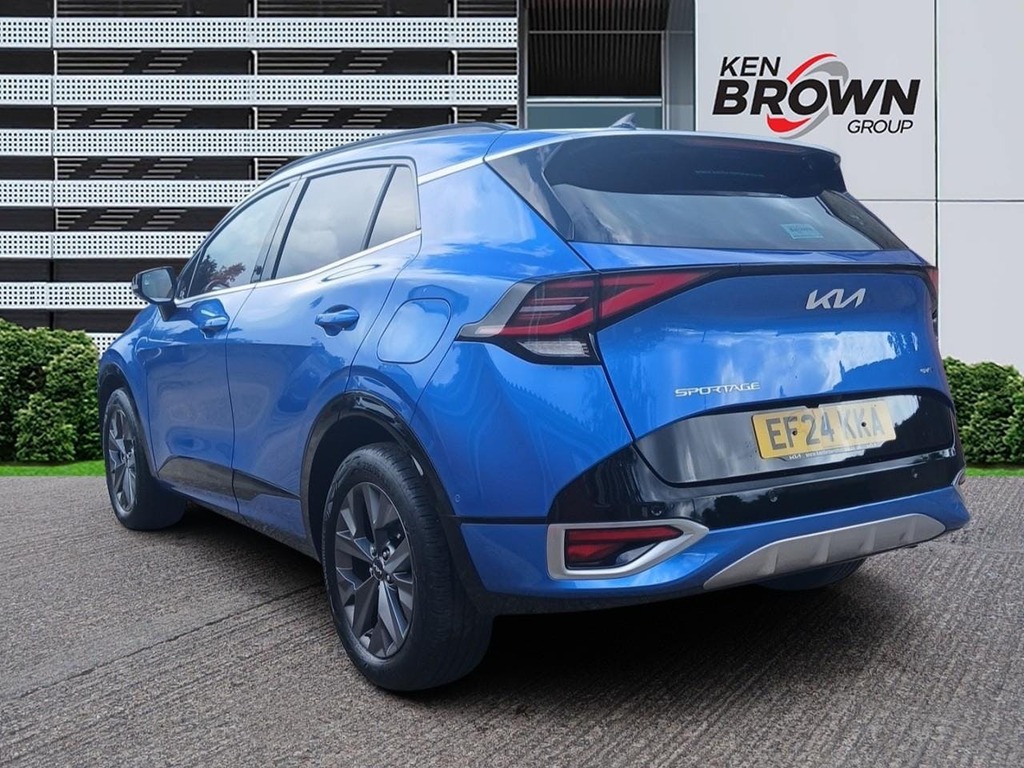 Kia Sportage 1.6 H T Gdi Gt Line S Suv Hybrid A EF24KKA Blue #2