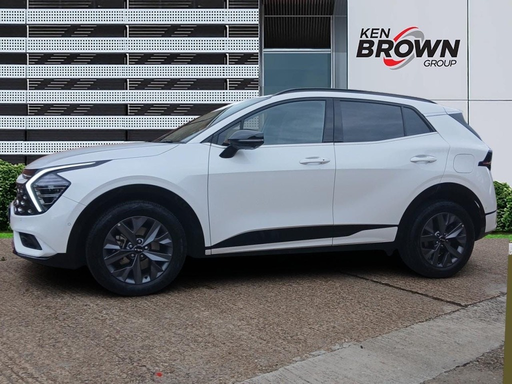 Kia Sportage 1.6 H T Gdi Gt Line S Suv Hybrid LN75PLU White #3