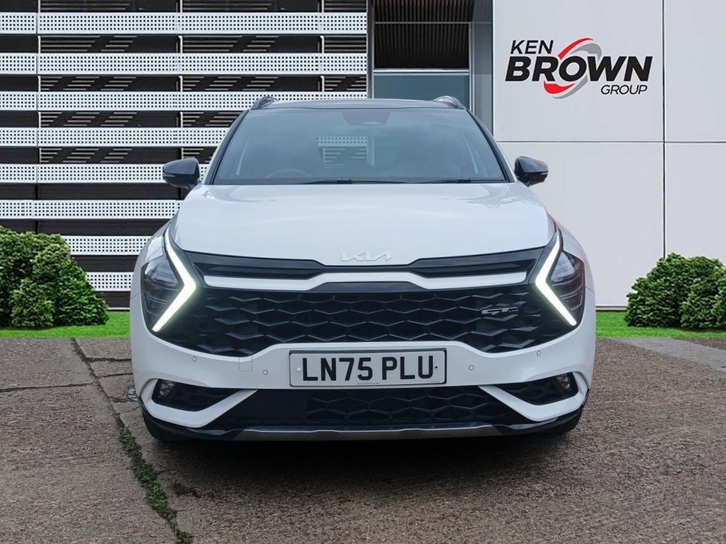 Kia Sportage 1.6 H T Gdi Gt Line S Suv Hybrid LN75PLU White #4