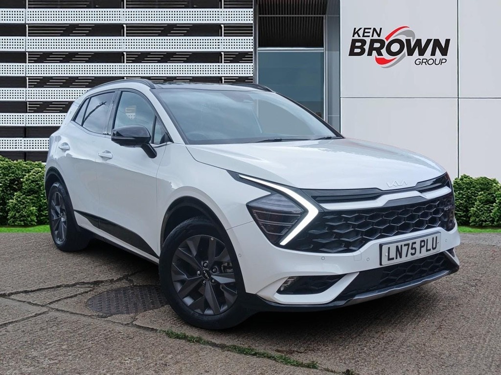 Kia Sportage 1.6 H T Gdi Gt Line S Suv Hybrid LN75PLU White