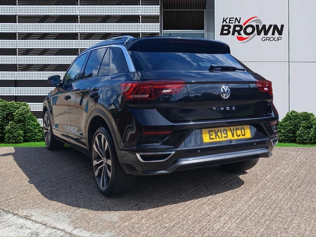 Volkswagen T-Roc 1.5 Tsi Gpf Evo R Line Suv Dsg EK19VCO Black #2