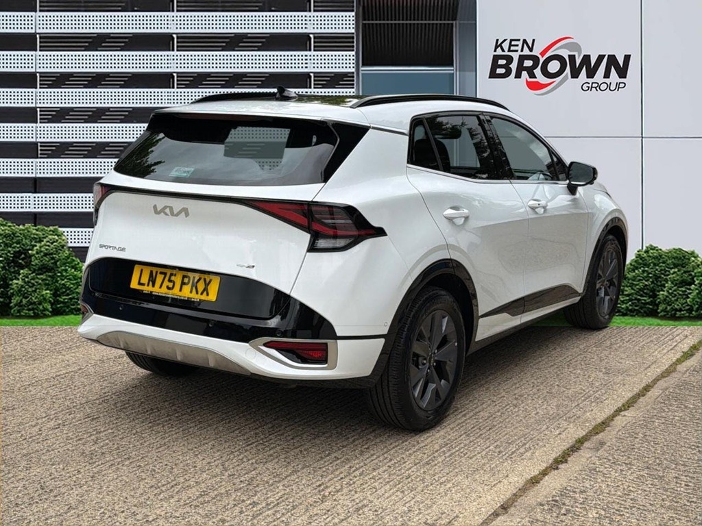 Kia Sportage 1.6 H T Gdi Gt Line S Suv Hybrid LN75PKX White #5