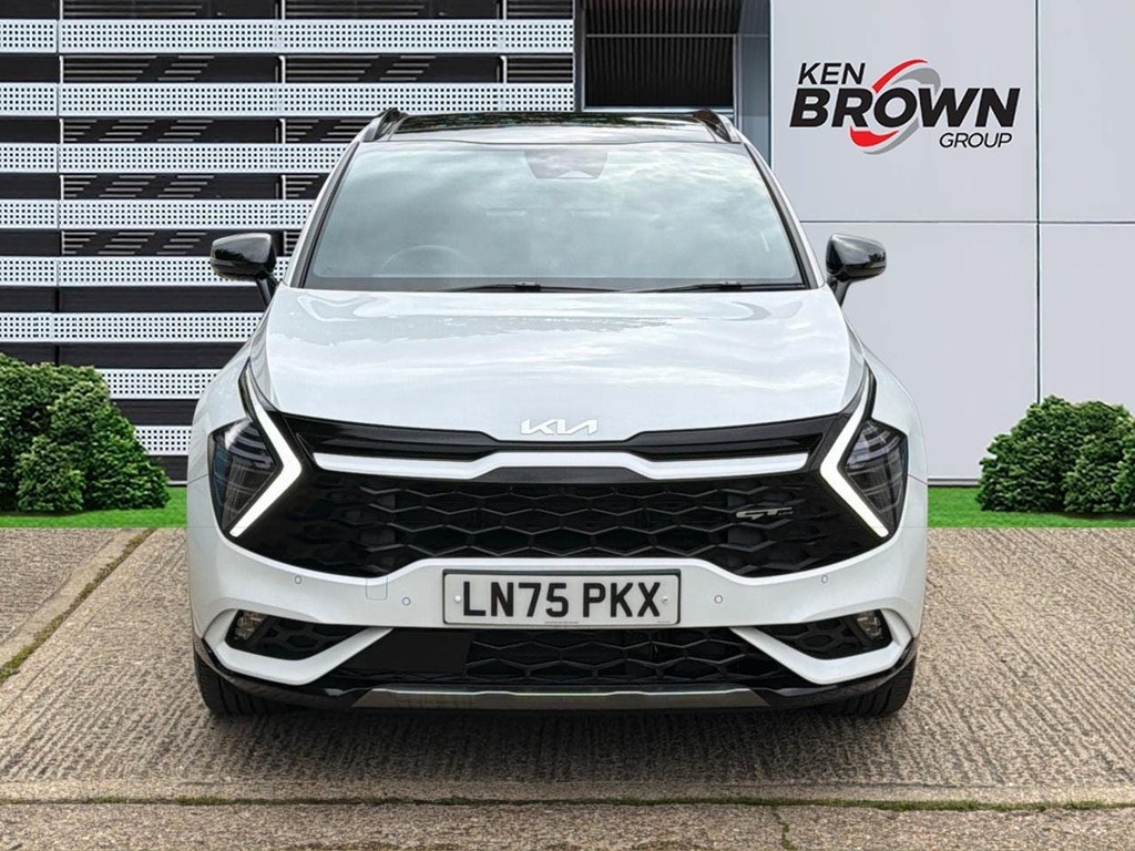 Kia Sportage 1.6 H T Gdi Gt Line S Suv Hybrid LN75PKX White #3