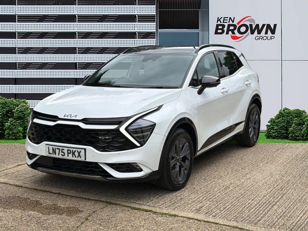 Kia Sportage 1.6 H T Gdi Gt Line S Suv Hybrid LN75PKX White #4