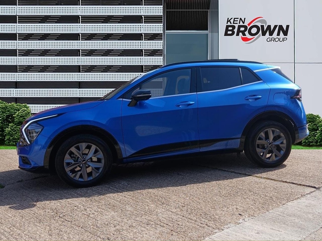 Kia Sportage 1.6 H T Gdi Gt Line S Suv Hybrid LN75PNF Blue #3