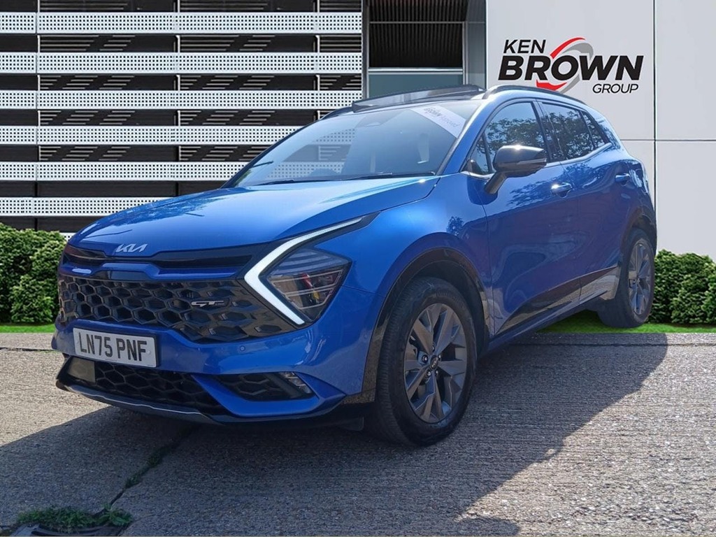 Kia Sportage 1.6 H T Gdi Gt Line S Suv Hybrid LN75PNF Blue #6