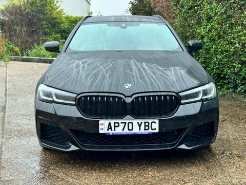 BMW 5 Series 520D M Sport AP70YBC Black #5