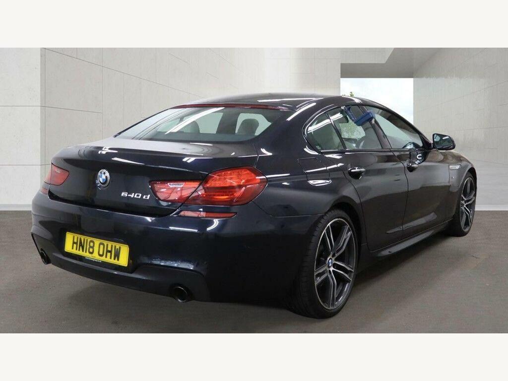 BMW 6 Series Gran Coupe 3.0 640D M Sport Euro 6 Ss Black #5