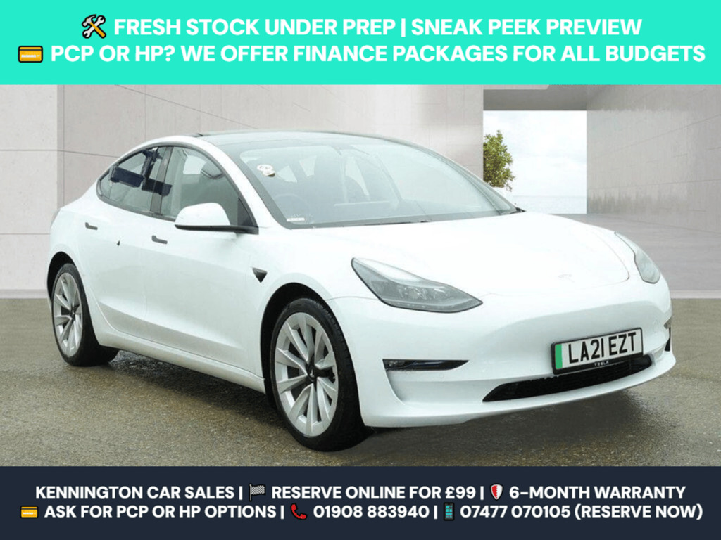 Tesla Model 3 Dual Motor Long Range 4Wde White
