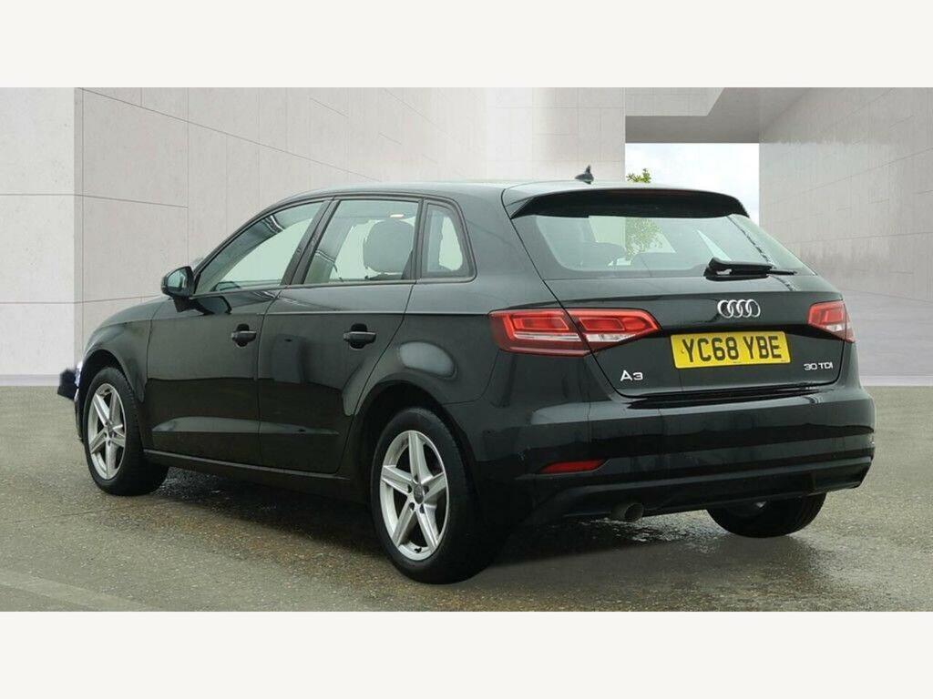 Audi A3 1.6 Tdi 30 Se Technik Sportback Euro 6 Ss YC68YBE Black #2