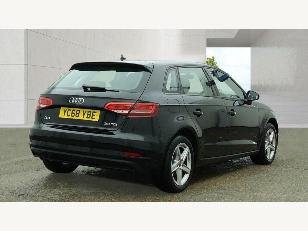 Audi A3 1.6 Tdi 30 Se Technik Sportback Euro 6 Ss YC68YBE Black #5