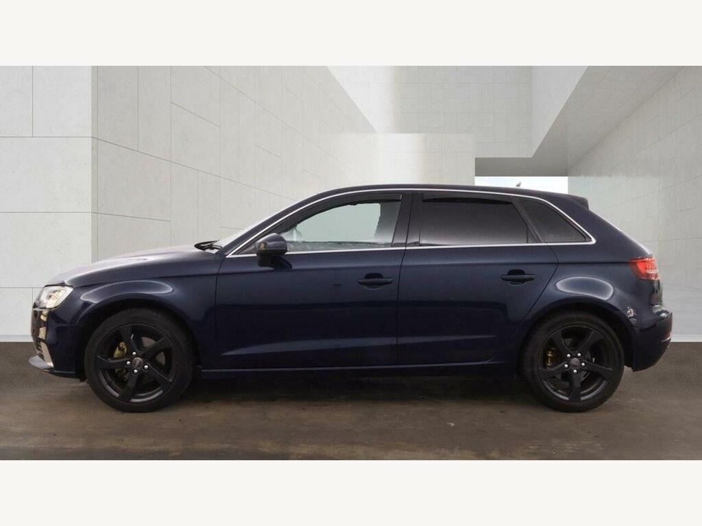 Audi A3 2.0 Tdi Sport Sportback S Tronic Euro 6 Ss GK67WWE Blue #4