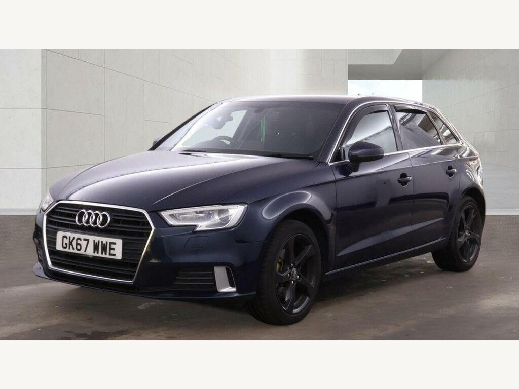Audi A3 2.0 Tdi Sport Sportback S Tronic Euro 6 Ss GK67WWE Blue #2