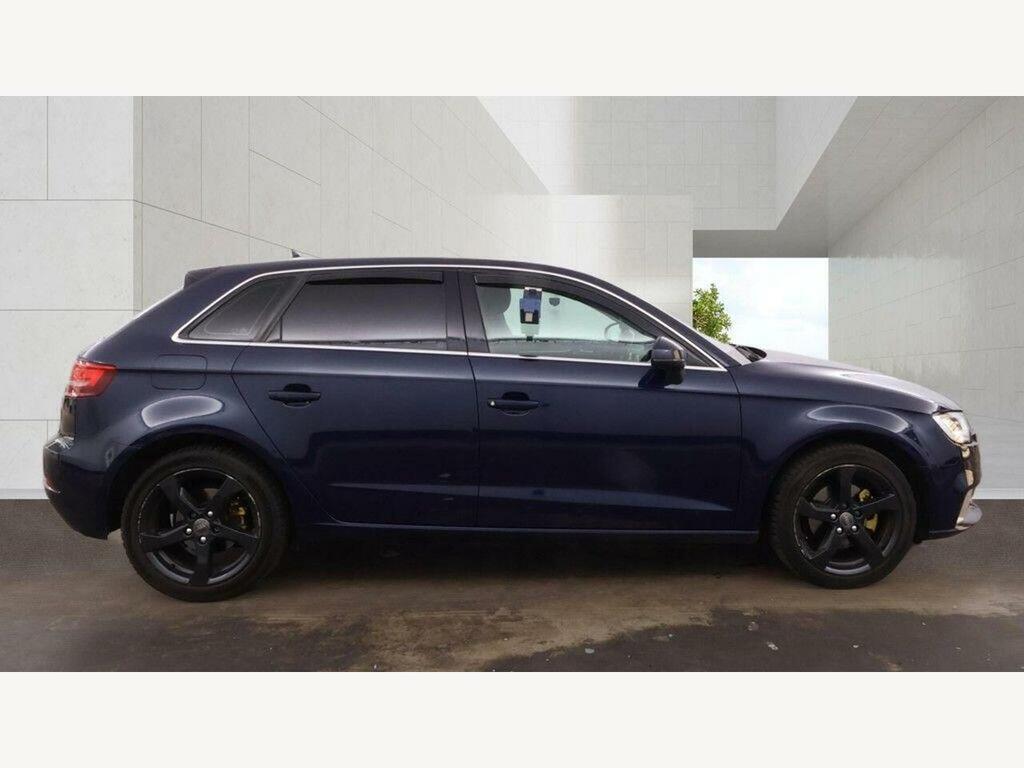 Audi A3 2.0 Tdi Sport Sportback S Tronic Euro 6 Ss GK67WWE Blue #5