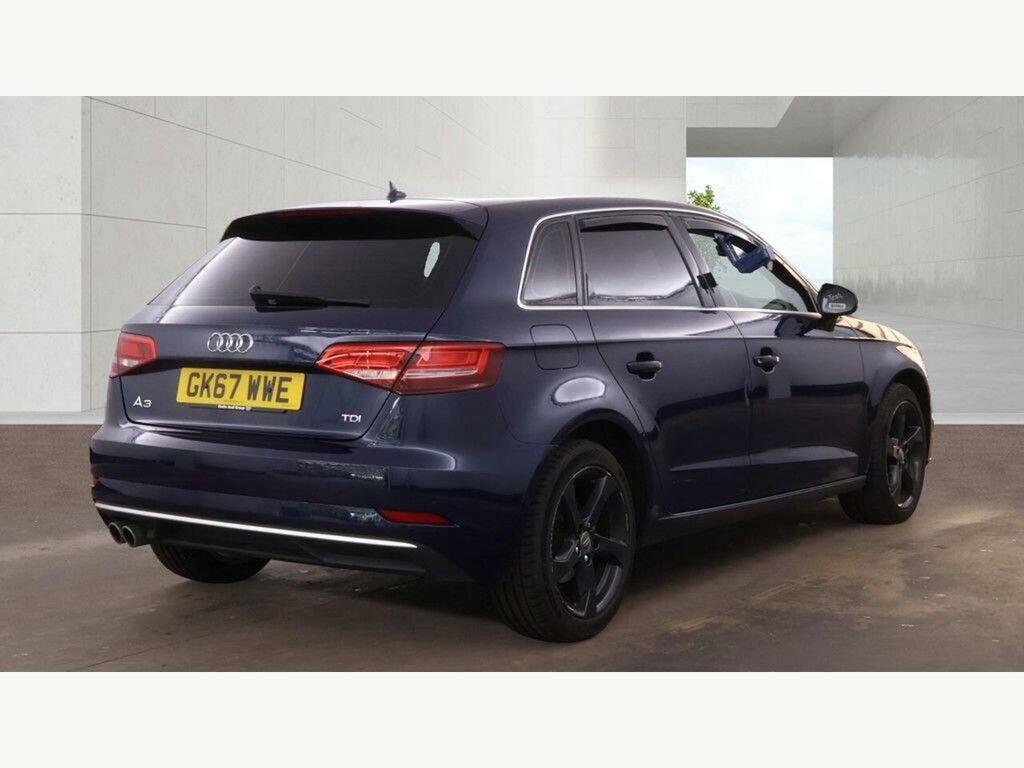 Audi A3 2.0 Tdi Sport Sportback S Tronic Euro 6 Ss GK67WWE Blue #6