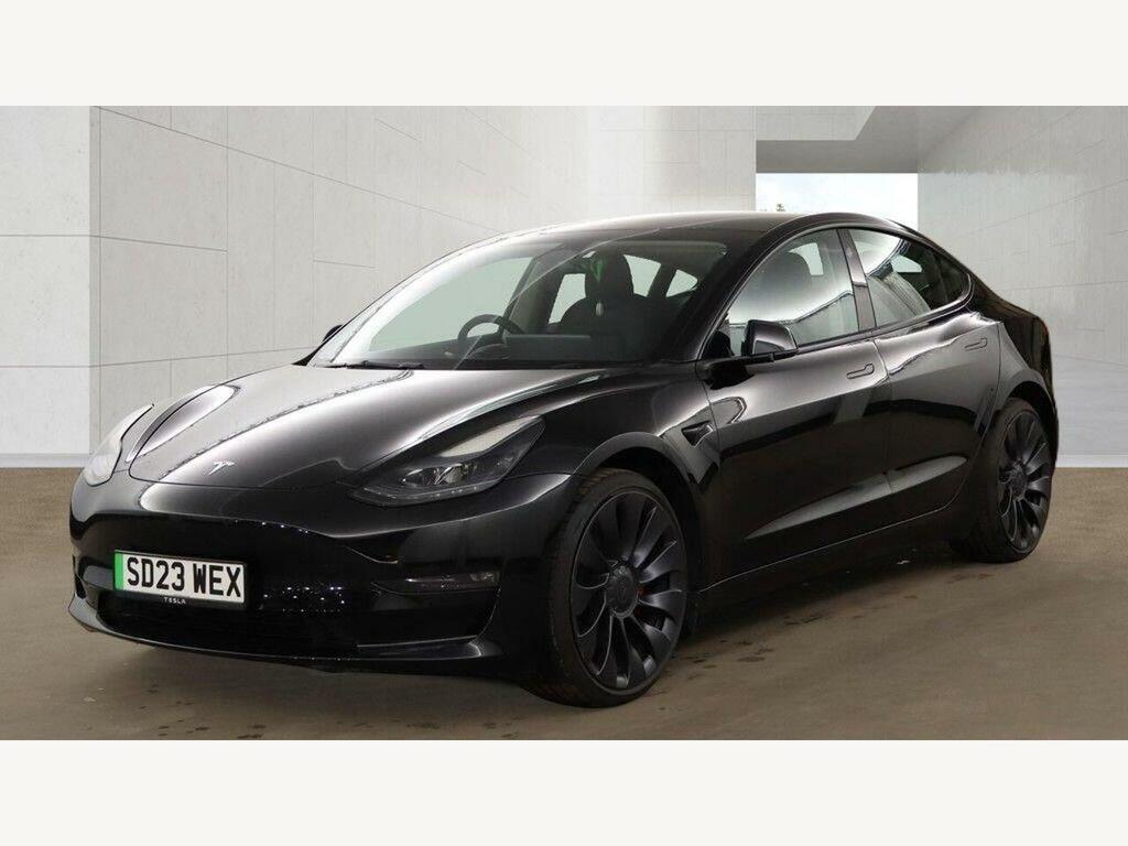 Tesla Model 3 Dual Motor Performance 4Wde Performanc Black