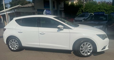 Seat Leon Hatchback 1.6 Tdi Cr Se Euro 5 Ss 201313 White #8