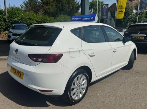 Seat Leon Hatchback 1.6 Tdi Cr Se Euro 5 Ss 201313 White #7