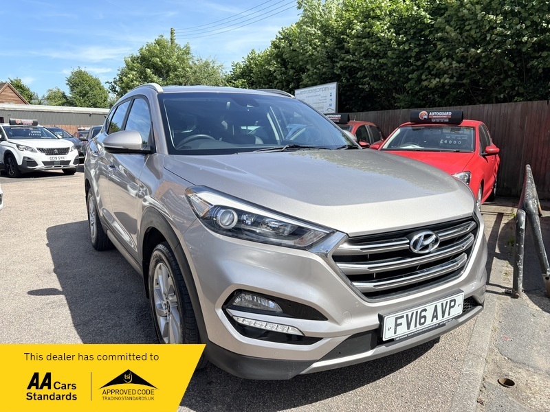Hyundai Tucson Crdi Premium Blue Drive Beige #2