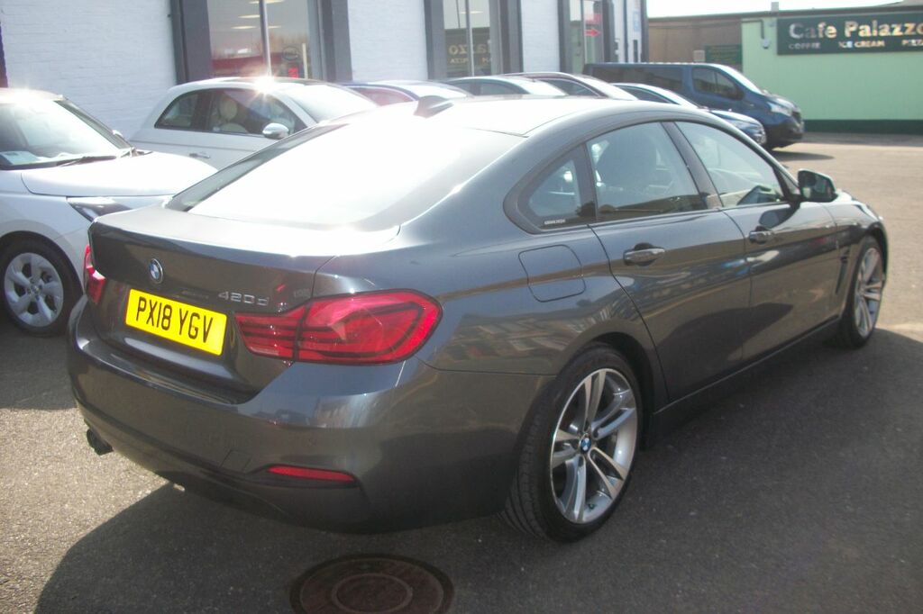 BMW 4 Series Gran Coupe 420D 2.0 Gran Coupe Sport PX18YGV Grey #6