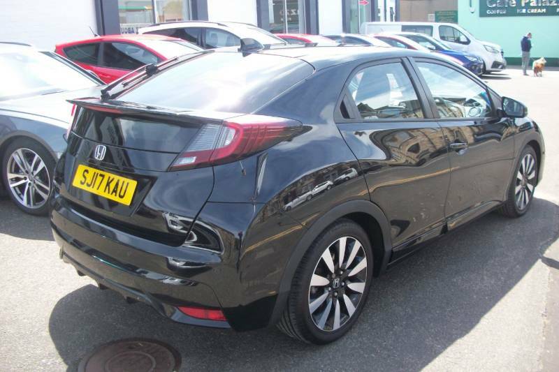 Honda Civic 1.4 I-vtec Se Plus Navi Black #6