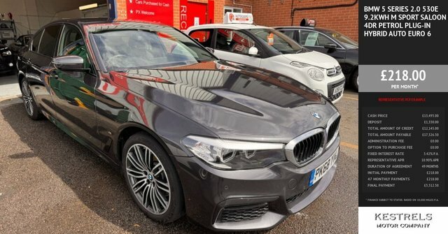 BMW 5 Series 530E 9.2Kwh M Sport Grey