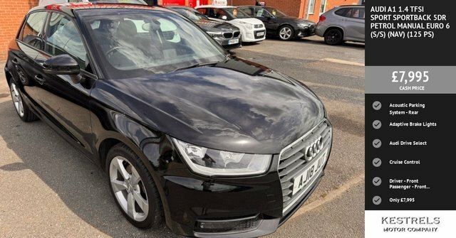 Audi A1 Tfsi Sport Sportback Black