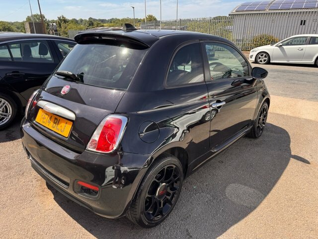 Fiat 500 S Hatchback Black #3