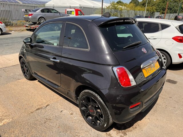Fiat 500 S Hatchback Black #5