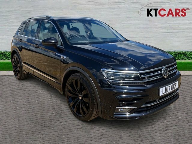 Volkswagen Tiguan Tdi R-line Suv LM17OKR Black #4
