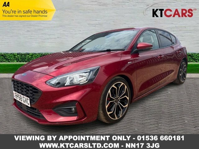 Ford Focus Ecoblue St-line X Hatchback EP68GVC Red