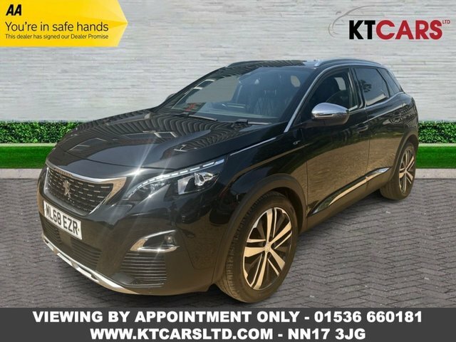 Peugeot 3008 Bluehdi Gt Suv ML68EZR Black
