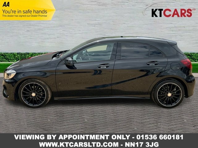 Mercedes-Benz A Class A180d Amg Line Premium FD17HJG Black #2