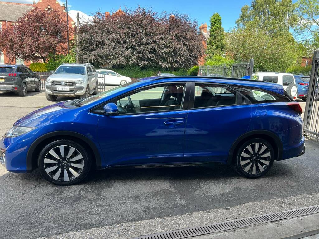 Honda Civic 1.8 I-vtec Se Plus Blue #6