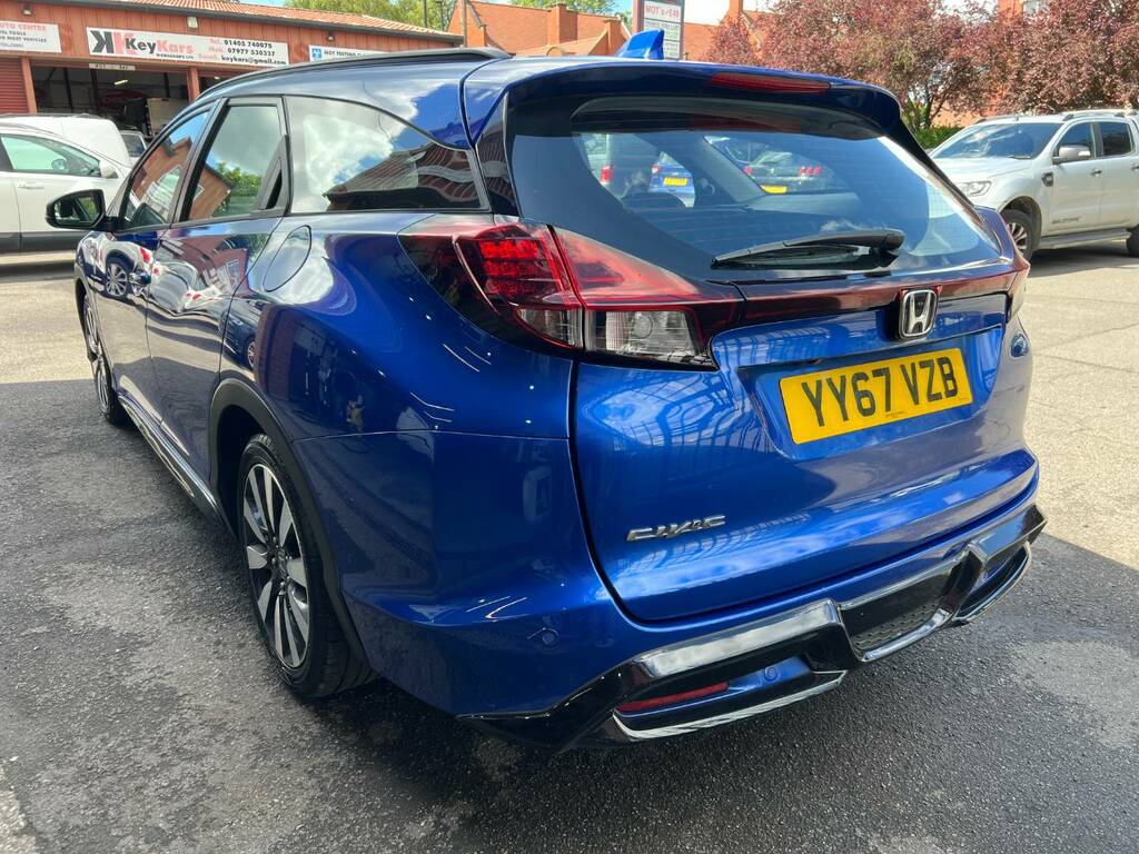Honda Civic 1.8 I-vtec Se Plus Blue #4
