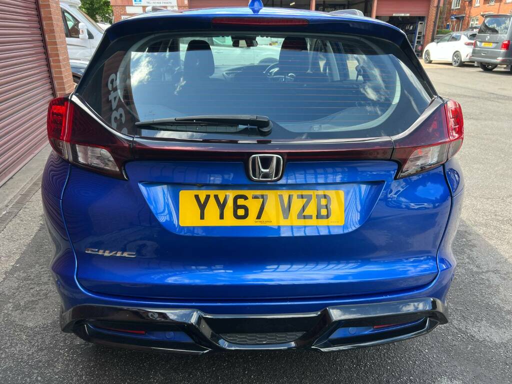 Honda Civic 1.8 I-vtec Se Plus Blue #5