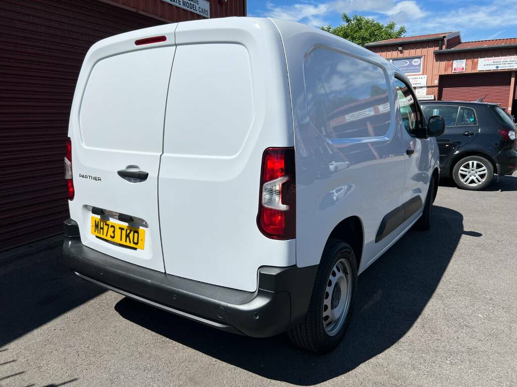 Peugeot Partner 1000 1.5 Bluehdi 100 Professional Premium Van White #4