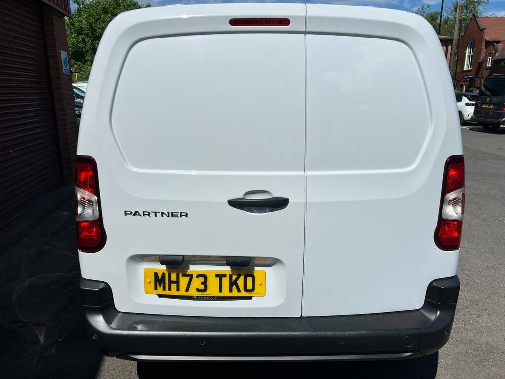 Peugeot Partner 1000 1.5 Bluehdi 100 Professional Premium Van White #6