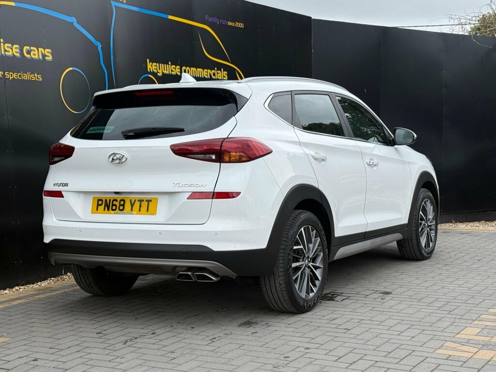 Hyundai Tucson 1.6 T-gdi Premium Dct Euro 6 Ss PN68YTT White #5