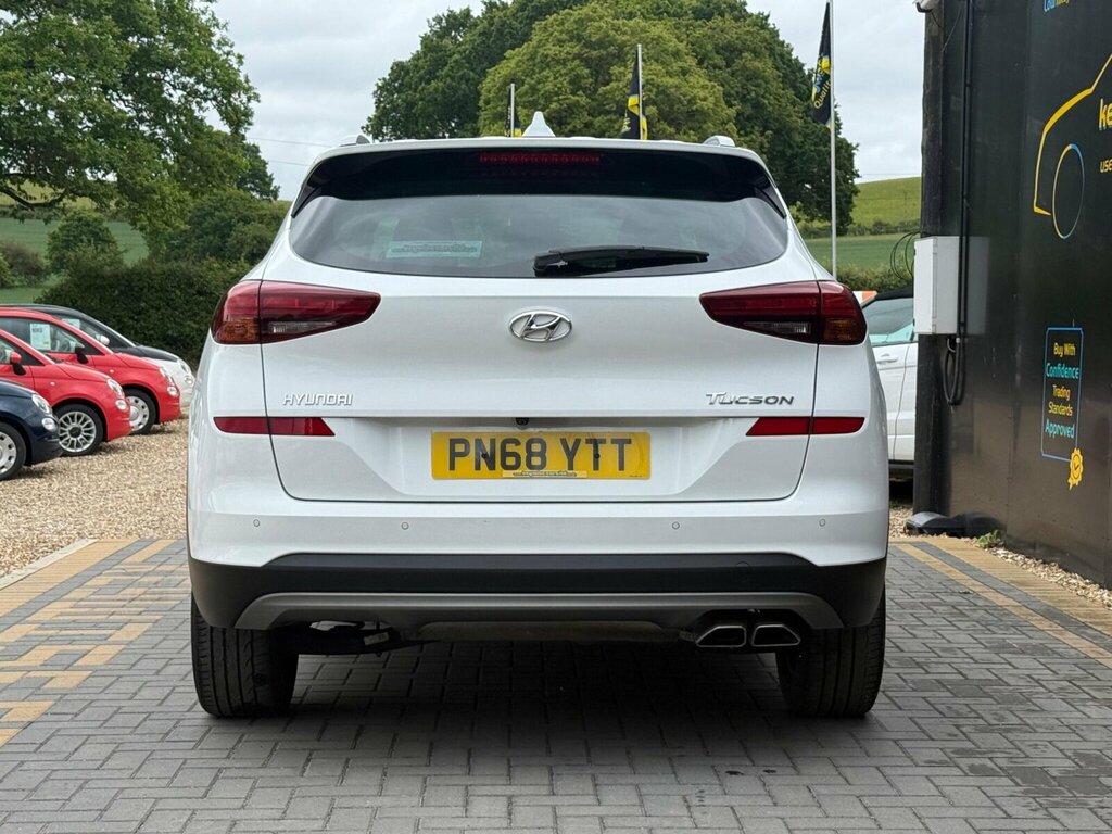 Hyundai Tucson 1.6 T-gdi Premium Dct Euro 6 Ss PN68YTT White #4