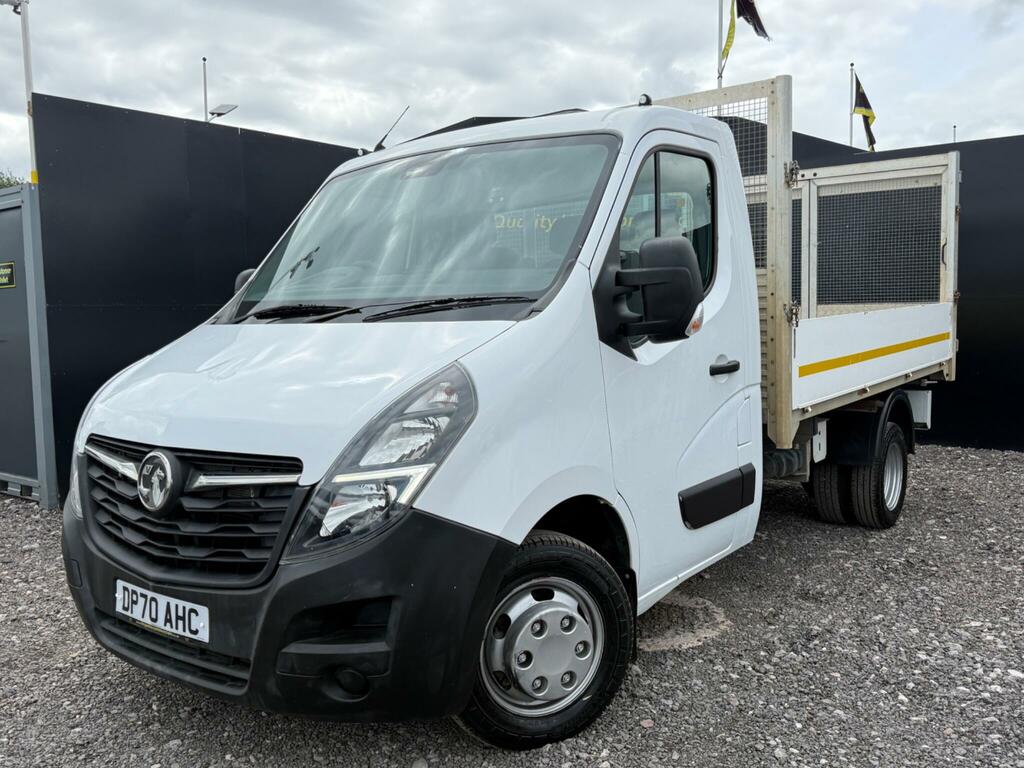 Vauxhall Movano 2.3 Cdti 3500 Biturbo Tipper Rwd DP70AHC White #2