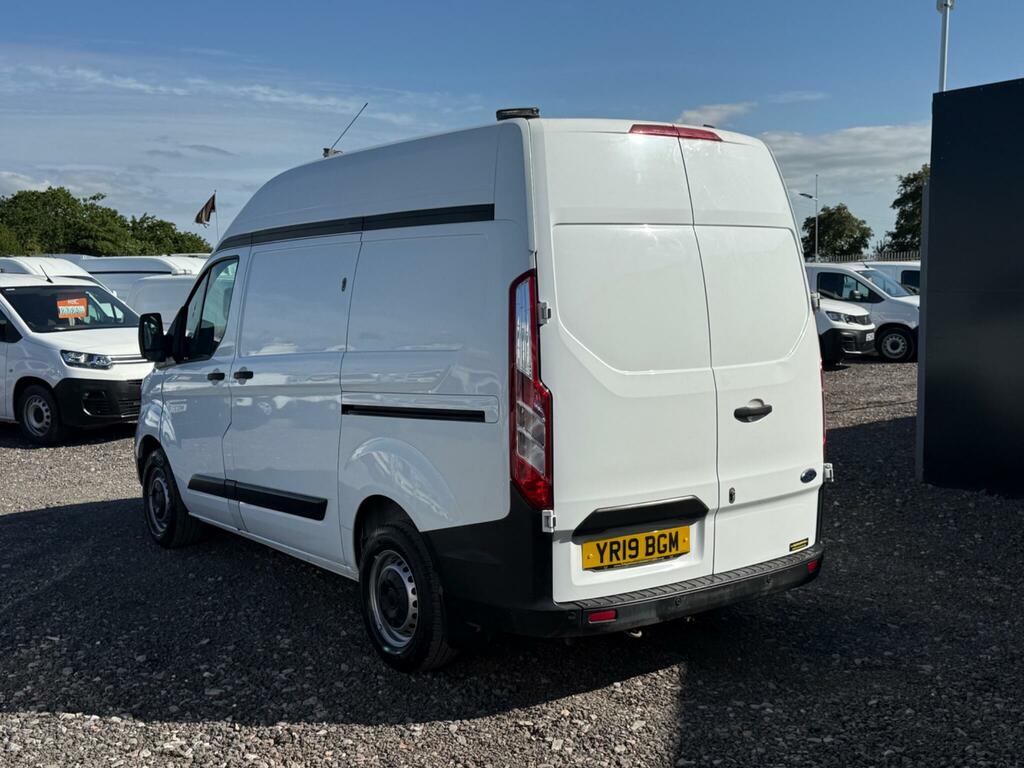 Ford Transit Custom 2.0 300 Ecoblue L1 H2 Euro 6 YR19BGM White #4