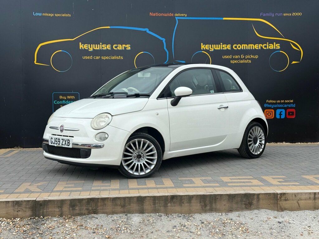 Fiat 500 1.2 Lounge Euro 5 Ss White
