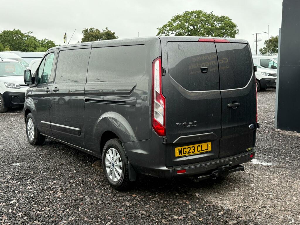 Ford Transit Custom 2.0 300 Ecoblue Limited L2 H1 Euro 6 Ss WG23CLJ Grey #4