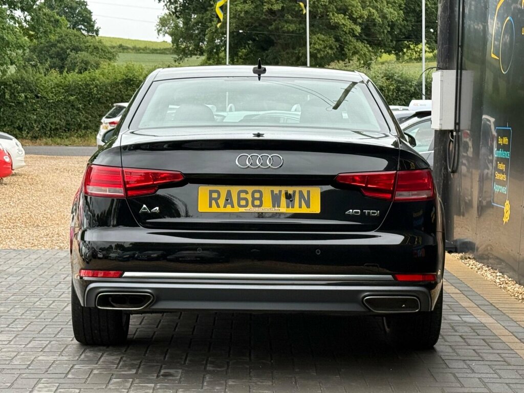 Audi A4 2.0 Tdi 40 Sport S Tronic Euro 6 Ss RA68WWN Black #4
